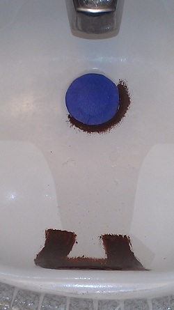 Rust converter on sink