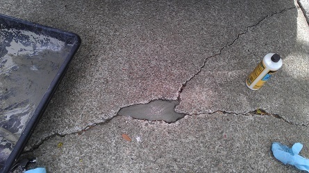 Concrete Crack Repair With Pictures