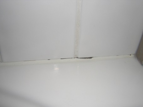 Dirty caulking